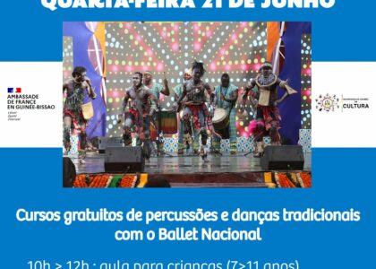 Thumbnail for the post titled: Festa da Música – aulas gratuitas de descoberta das percussões e danças tradicionais para todas as gerações! Quarta-feira, 21 de Junho