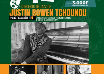 Thumbnail for the post titled: Concerto de Jazz do pianista camaronês Justin Bowen Tchounou, sexta-feira, 26 de Abril às 20h