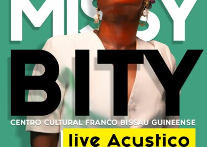 Thumbnail for the post titled: Concerto Acústico | Missy Bity ao Vivo no CCFBG, Sexta-feira, 16 de maio às 20h